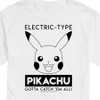 Men's - Pokémon - Pikachu Electric Type Short Sleeve Graphic T-Shirt - 2 of 4