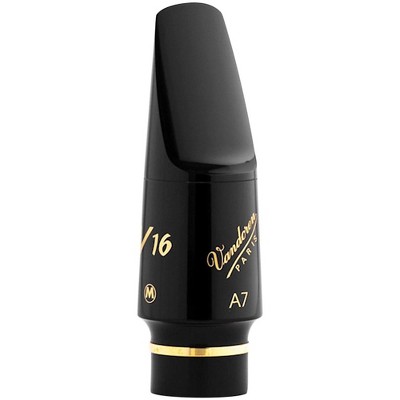 Vandoren V16 Series Hard Rubber Alto Saxophone Mouthpiece Level 2 A7 - Medium Chamber 194744688584
