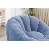 Kumasinova Giant Faux Fur Bean Bag Chair,Comfy Chair with Memory Foam,Sofa Chair (with Footrest) for Bedroom,Office,Living Room Furniture - 3 of 4