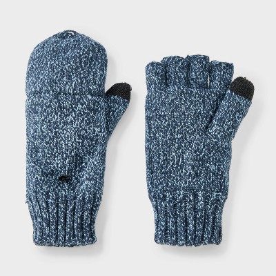 Men's Covertible with Fleece Flip Top Mittens - Goodfellow & Co™ One Size Fits Most