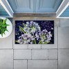 Stupell Industries Midnight Garden Flowers Printed Outdoor Door Mat, design by Nicole Tamarin, 18"x30" - 3 of 4
