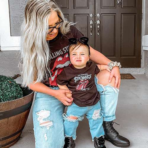 user image by @megannlewisss, Toddler Boys' The Rolling Stones Short Sleeve T-Shirt - Black