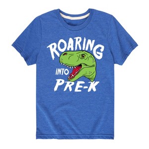Boys' - Instant Message - Roaring Into Pre K Short Sleeve Graphic T-Shirt - 1 of 4