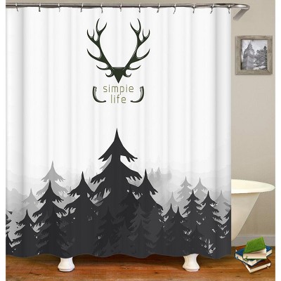 Simpie Life Shower Curtains for Bathroom Waterproof Fabric Bath Curtain Durable Soft Stylish Bathroom Decor 72x72 Inch