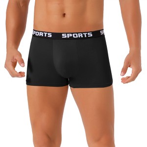 INSPIRE CHIC Men's Lightweight Short Leg Stretch Underwear Boxer Briefs - 1 of 4