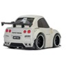 Mini GT Qube Carz Nissan GT-R R35 LB Works Type 1 Rear Wing Ver 1 Matte Grey - 3 of 4