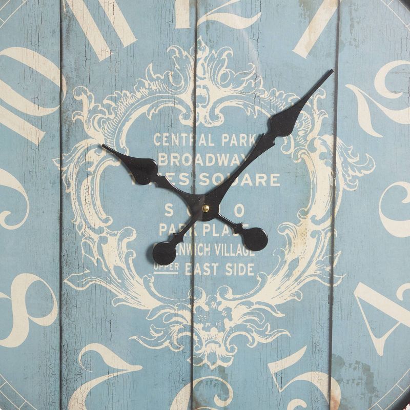 Metal Wall Clock with Rope Accents - Olivia & May, 4 of 9