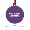 University at Albany Alumni Aluminum Holiday Christmas Tree Ornament - 3 of 4