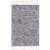 Unique Loom Braided Jute Assam Trellis Indoor Hand Made Fringe Area Rug - 2 of 4