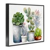Stupell Industries Mixed Botanicals Floral Succulents Framed Giclee Art - 2 of 4