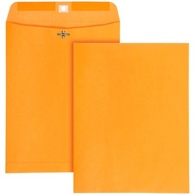 Quality Park Clasp Envelopes in Dispenser, 10 x 13 Inches, Kraft Brown, Pack of 250