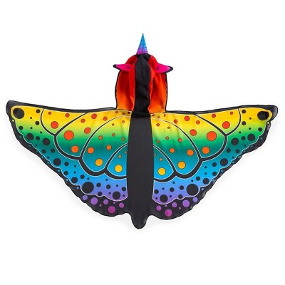 HearthSong Rainbow Butterfly Unicorn Wings for Kids Imaginative Play