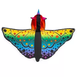 HearthSong Rainbow Butterfly Unicorn Wings for Kids Imaginative Play