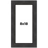 PosterPalooza | Panoramic Traditional Black Picture Frame - UV Acrylic, Foam Board Backing, Hanging Hardware - 2 of 4