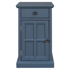 Vintage Night Stands With USB Ports Drawer Multifunctional End Table For Bedroom/Living Room/Salon/Office - 1 of 4