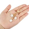Unique Bargains Cute Flower Women Gifts Pendant Keychain with Snap Hook for Bags Decor - 3 of 4