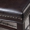 Christopher Knight Home Kainu Contemporary 26 Inch Counter Stools with Nailhead Trim (Set of 2) - 4 of 4