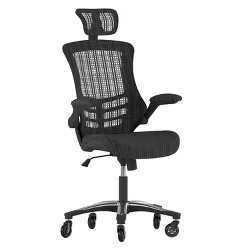 Flash Furniture High Back Designer Black Mesh Executive Swivel Ergonomic Office Chair with Adjustable Arms BIFMA Certified 