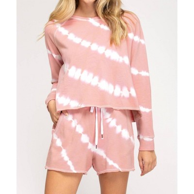 Women's Tie Dye Knit Top - SHE + SKY