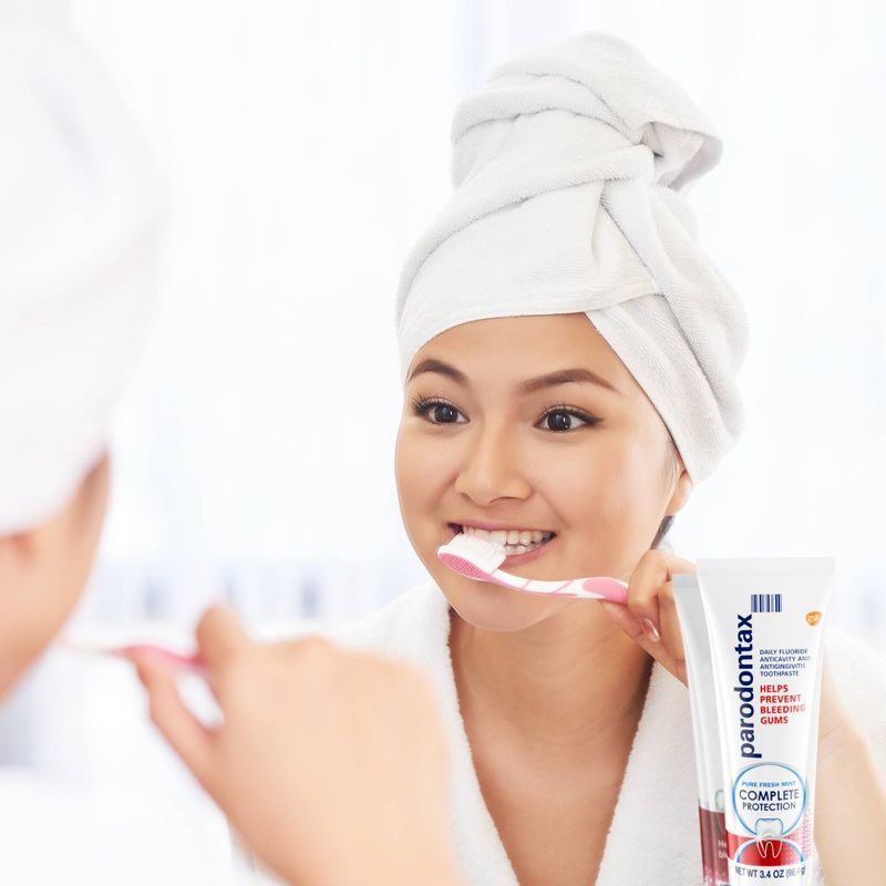 Parodontax Fluoride Anticavity & Antigingivitis Complete Protection Fresh Mint Toothpaste - 3.4oz, 3 of 5