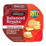 Sargento Balanced Breaks Cheese & Mini Ritz Crackers - 4.5oz/3ct