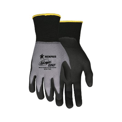 MCR Safety Breathable Nitrile Foam Gloves BK/GY Extra-Large N96790XL