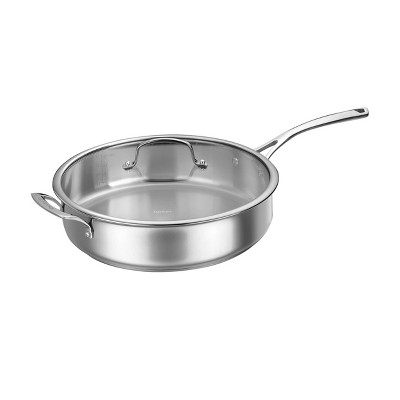 Cuisinart Forever 5.5qt Stainless Steel Saute Pan with Helper Handle and Cover 9533-30H - Silver