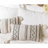 LISM 1 Pack Lumbar Throw Pillow Cover,Rectangular Boho Pillowcase - 3 of 4