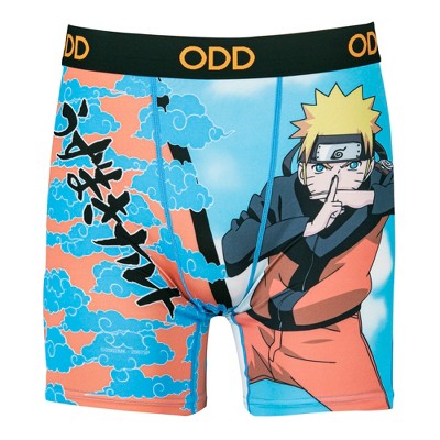 Odd Sox, Naruto Blue, Novelty Boxer Briefs For Men, Adult, Small