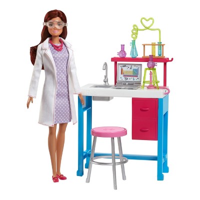science barbie doll