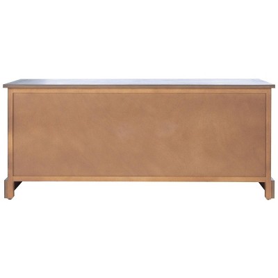Classic Farmhouse 3-Drawer Warm Brown Storage Bench