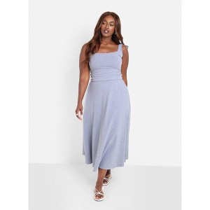 Rebdolls Women's Essential A-Line Midi Skirt - 1 of 4