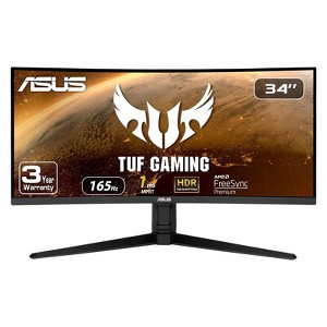 ASUS TUF VG34VQL1B 34" 3440x1440 UWQHD 1ms 165Hz Curved Desktop Monitor - 1 of 4