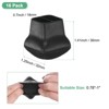 Unique Bargains Silicone Square Chair Leg Caps Floor Protectors 16 Pcs - 2 of 4