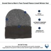 Grand Sierra Men's Two-Toned Fleece Lined Winter Hat - 3 of 4