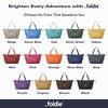 Generic Foldable Travel Tote Bag for Women - Weekender Overnight Bag Duffel with Multiple Pockets - 3 of 4