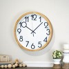 VIP Wood 18 in. White Wall Clock - 3 of 4