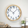 VIP Wood 18 in. White Wall Clock - image 3 of 4