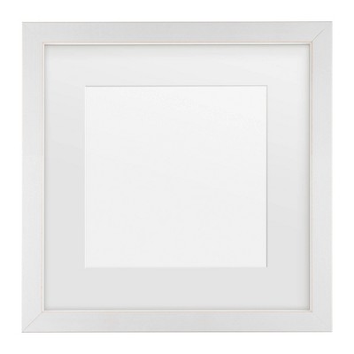 Trademark Fine Art 11"x11" Heavy Duty Eggshell Frame with White Mat