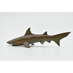 Collectible Wildlife Gifts | Gray Reef Shark,  Rubber Design, Hand Painted, Realistic, Toy,  Educational, Gift,        3"    F597 B34 - 1 of 4