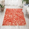 Nourison Aloha Vibrant Zebra Indoor/Outdoor Area Rug Red 2'8" x 4' - 2 of 4