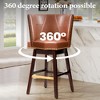 Pellebant 2pc air Barstools 29-Inch Island Chairs with Back Support, Counter Bar Height Stools - 4 of 4