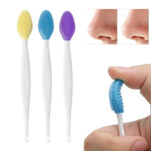 Unique Bargains Silicone Pore Brush 3 Pcs - 1 of 4