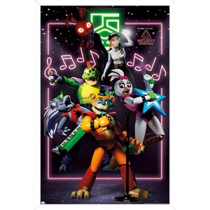 Trends International Five Nights at Freddy's: Security Breach - The Band Framed Wall Poster Prints - 1 of 4