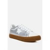 Jumping jacks Metallic Faux Leather Star Sneakers - 3 of 4