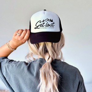 Simply Sage Market Get Lost In The Great Outdoors Adult Foam Trucker Hat - 1 of 2