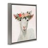 Stupell Industries Springtime Flower Crown Baby Goat, 18" x 18" - 3 of 4