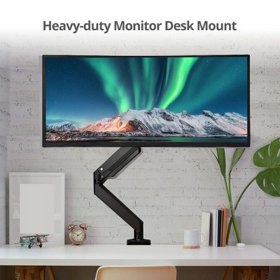 SIIG Single Monitor Heavy-Duty Premium Gas Spring Desk Mount CE-MT2Z11-S1 - Thumbnail 3