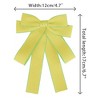 Elerevyo Women's Wedding Party Ribbon Brooch Pin Bow Tie - 2 of 4