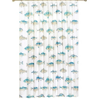 The Lakeside Collection Tisa Fish Bath Collection - Shower Curtain